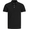 JACK & JONES Polo Plain Shirt Collar Polo - XS Nero JACK & JONES Polo Plain Shirt Collar Polo - XS Nero