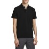 JACK & JONES Polo Plain Shirt Collar Polo - XS Nero JACK & JONES Polo Plain Shirt Collar Polo - XS Nero
