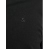 JACK & JONES Polo Plain Shirt Collar Polo - XS Nero JACK & JONES Polo Plain Shirt Collar Polo - XS Nero