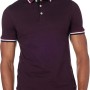JACK & JONES Polo Plain Shirt Collar Polo - XS Rosso (Port Royale Detail/Slim Fit)