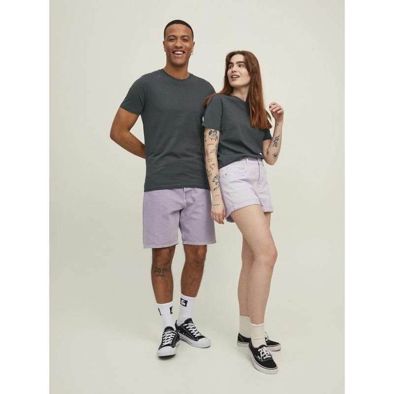 JACK & JONES Jjeorganic Basic Tee SS O-Neck Noos T-Shirt Uomo - XS Asphalt/Detail: Slim JACK & JONES Jjeorganic Basic Tee SS O-Neck Noos T-Shirt Uomo - XS Asphalt/Detail: Slim