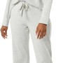 Amazon Essentials Donna Camicia a Maniche Lunghe in Modal di Cotone e Pigiama a Tutta Lunghezza - S Grigio Puntinato