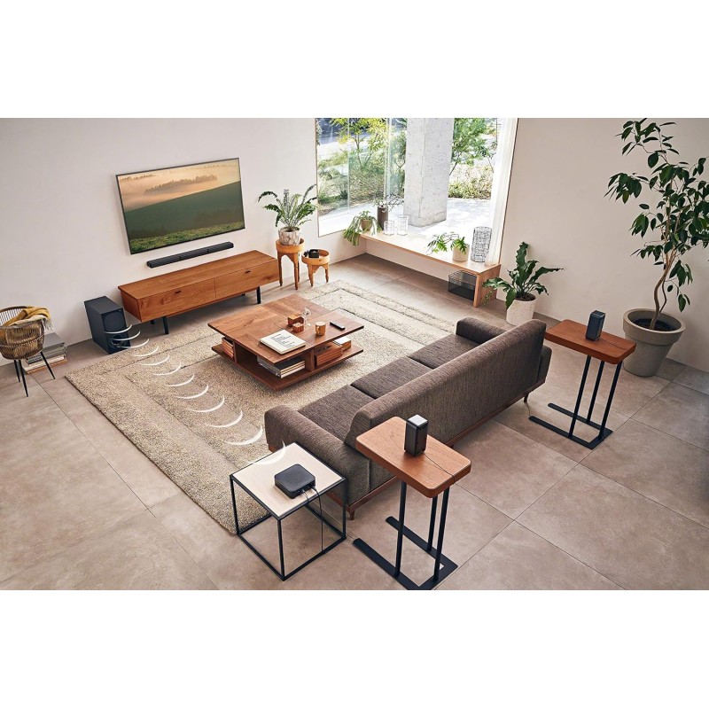 Sony HT-S40R - Soundbar per TV a 5.1 canali 600W Dolby Digital, Subwoofer cablato e Speaker posteriori wireless, connessione Bluetooth, Colore Nero Sony HT-S40R - Soundbar per TV a 5.1 canali 600W Dolby Digital, Subwoofer cablato e Speaker posteriori wireless, connessione Bluetooth, Colore Nero