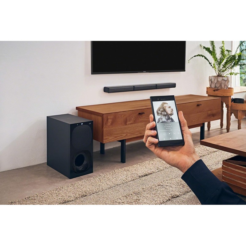 Sony HT-S40R - Soundbar per TV a 5.1 canali 600W Dolby Digital, Subwoofer cablato e Speaker posteriori wireless, connessione Bluetooth, Colore Nero Sony HT-S40R - Soundbar per TV a 5.1 canali 600W Dolby Digital, Subwoofer cablato e Speaker posteriori wireless, connessione Bluetooth, Colore Nero