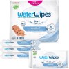 WaterWipes Sensitive+ Newborn & Baby Wipes, 240 Pezzi (4 Confezioni), Deterge, Cura, Protegge, 99,9% Acqua, Senza Profumo - 240 unità (Confezione da 1)