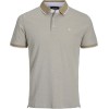 JACK & JONES Polo Plain Shirt Collar Polo - M Beige JACK & JONES Polo Plain Shirt Collar Polo - M Beige