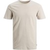 JACK & JONES Jjeorganic Basic Tee SS O-Neck Noos T-Shirt Uomo - XL Moonbeam/Detail: Slim JACK & JONES Jjeorganic Basic Tee SS O-Neck Noos T-Shirt Uomo - XL Moonbeam/Detail: Slim