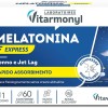 Melatonina Express - Integratore alimentare per il Sonno e il Jet Lag - Melatonina per Dormire - Gusto Menta - Senza Zuccheri - Confezione da 60 compresse orosolubili - Vitarmonyl - 60 Unità (Confezione da 1)