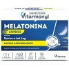 Melatonina Express - Integratore alimentare per il Sonno e il Jet Lag - Melatonina per Dormire - Gusto Menta - Senza Zuccheri - Confezione da 60 compresse orosolubili - Vitarmonyl - 60 Unità (Confezione da 1)