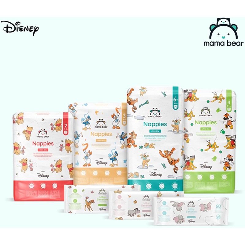 Marchio Amazon - Mama Bear Disney Pannolini ultra-asciutti, Taglia 6+ (16+ kg), Bianco, 66 Unità - Taglia 6+ (16+ kg) Marchio Amazon - Mama Bear Disney Pannolini ultra-asciutti, Taglia 6+ (16+ kg), Bianco, 66 Unità - Taglia 6+ (16+ kg)