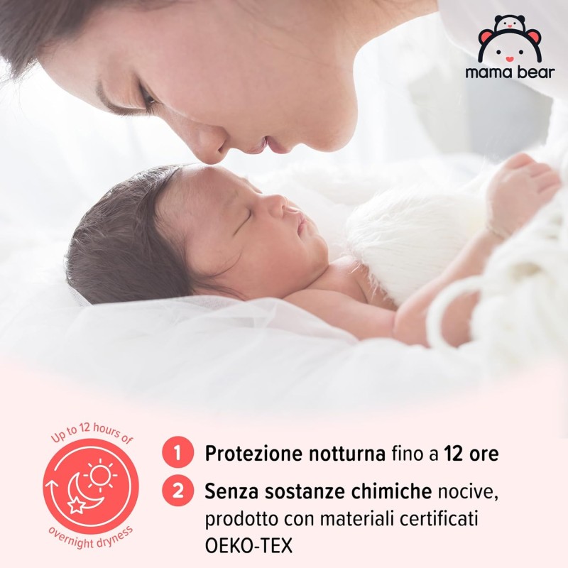 Marchio Amazon - Mama Bear Disney Pannolini ultra-asciutti, Taglia 2 (3-6 kg), Bianco, 84 Unità - Taglia 2 (3-6 kg)