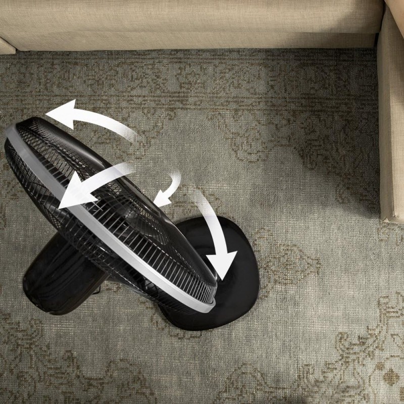 Cecotec Ventilatore a Piantana EnergySilence 1040 SmartExtreme (ExtremeFlow, Nero) - Nero