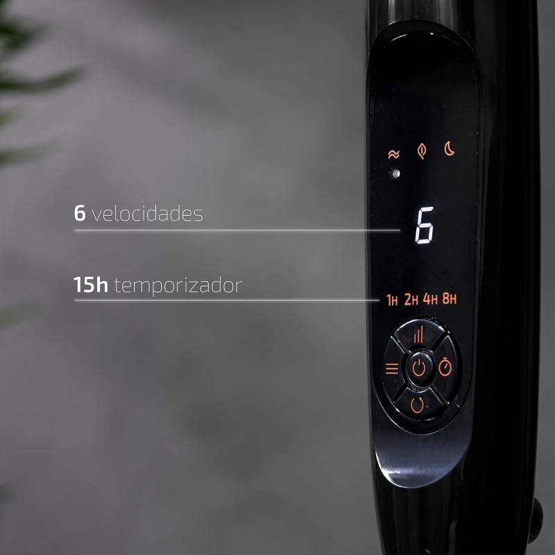 Cecotec Ventilatore a Piantana EnergySilence 1040 SmartExtreme (Extreme Connected, Nero) - Nero Cecotec Ventilatore a Piantana EnergySilence 1040 SmartExtreme (Extreme Connected, Nero) - Nero