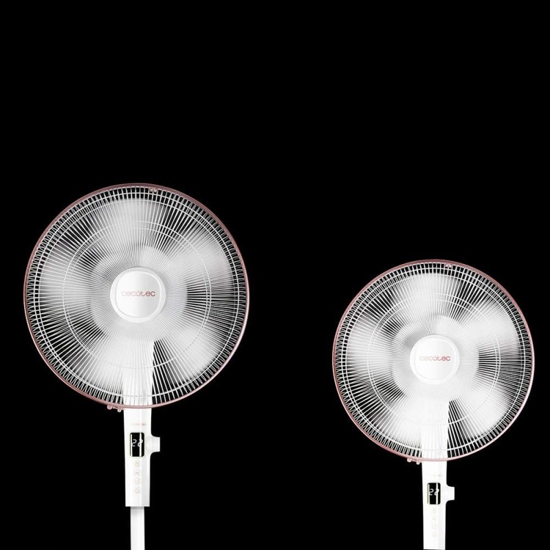 Cecotec Ventilatore a Piantana con Telecomando e Timer EnergySilence 1030 SmartExtreme, 28 W, 10 Pale 40 cm di Diametro, Oscillante, 24 Velocità, Altezza Regolabile 115-135 cm, Motore DC, Bianco - Bianco Cecotec Ventilatore a Piantana con Telecomando e Timer EnergySilence 1030 SmartExtreme, 28 W, 10 Pale 40 cm di Diametro, Oscillante, 24 Velocità, Altezza Regolabile 115-135 cm, Motore DC, Bianco - Bianco