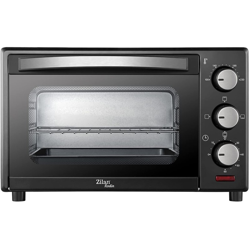 Zilan, forno elettrico, doppia protezione in vetro, 15 litri Zilan, forno elettrico, doppia protezione in vetro, 15 litri