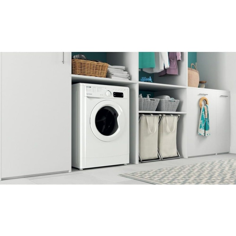 Indesit EWDE 861483 W IT N - Lavasciuga 8kg Carica Frontale, Libera Installazione. Centrifuga 1400 Giri Al Minuto. Larghezza 59,5cm, Profondità 53,5cm, Altezza 85,0cm, Classe Energetica D Indesit EWDE 861483 W IT N - Lavasciuga 8kg Carica Frontale, Libera Installazione. Centrifuga 1400 Giri Al Minuto. Larghezza 59,5cm, Profondità 53,5cm, Altezza 85,0cm, Classe Energetica D