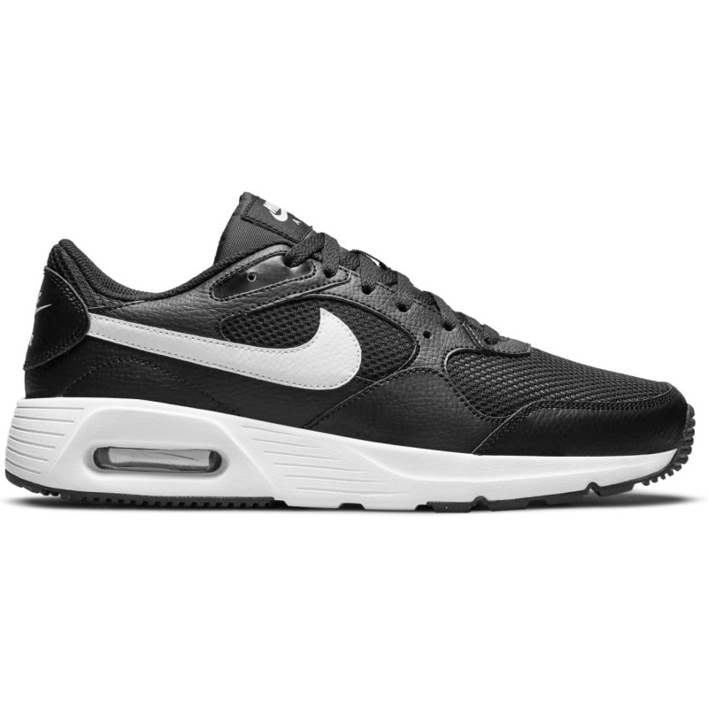 NIKE Air Max Sc Leather, Sneaker Uomo - 44.5 EU Nero Bianco Nero NIKE Air Max Sc Leather, Sneaker Uomo - 44.5 EU Nero Bianco Nero