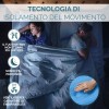 TANHK Materasso Memory Made in Italy | Ortopedico Medio Rigido | Sistema di Alleviamento dei Punti di Pressione | Anallergico, Antibatterico e Antiacaro | Traspirante (Materasso Memory, 170 x 200) - 170 x 200