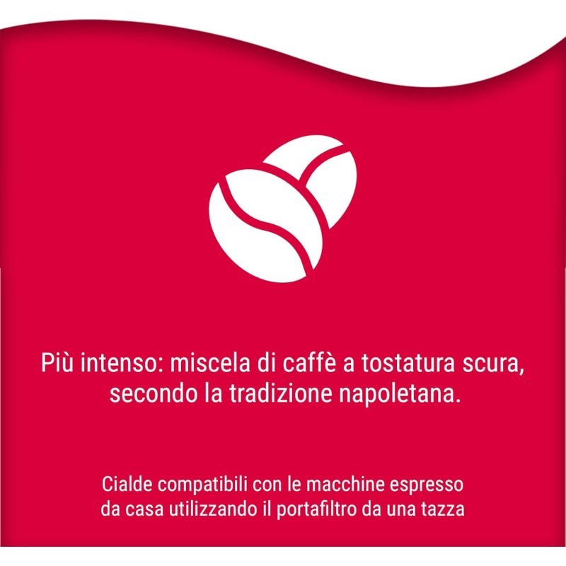 Caffè Trombetta In Cialda Ese, Più Intenso - una confezione da 50 Cialde - 50 unità (Confezione da 1)