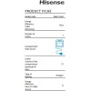 Hisense BI61111AX Forno Multifunzione Termoventilato, Cavità XXL 77L, 12 Funzioni, Pulizia Acqua Clean, Classe A, Timer di Fine Cottura, Preriscaldamento Rapido, Funzione Pizza 300 °C, Cottura AirFry