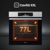 Hisense BI64211PX, Forno Multifunzione Termoventilato, Cavità XXL 77L , Auto Pulizia Pirolitica, 13 funzioni di cottura, Funzione pizza 300°C, Cottura AirFry, Cottura Multifase, Display Led