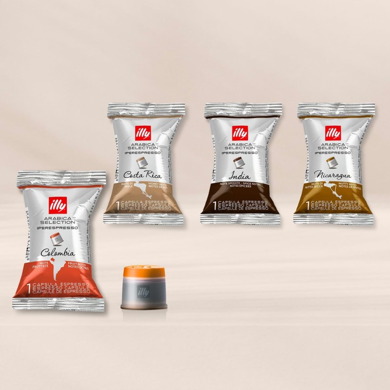 illy Capsule Caffè Iperespresso Arabica Selection Etiopia, Confezione da 100 Capsule - 100 unità (Confezione da 1)