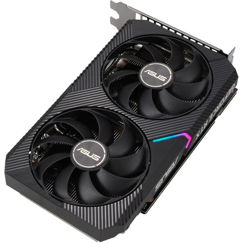 Asus Dual NVIDIA GeForce RTX 3060 V2 OC Edition Scheda Grafica 12GB GDDR6 192-bit, PCIe 4.0, Ventole Axial-Tech, GPU NVIDIA Ampere, 1 HDMI 2.1, 3 DisplayPort 2.1, Nera, DUAL-RTX3060-O12G-V2 Asus Dual NVIDIA GeForce RTX 3060 V2 OC Edition Scheda Grafica 12GB GDDR6 192-bit, PCIe 4.0, Ventole Axial-Tech, GPU NVIDIA Ampere, 1 HDMI 2.1, 3 DisplayPort 2.1, Nera, DUAL-RTX3060-O12G-V2
