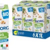 BJORG Bevanda di Soia Naturale 0% Zuccheri, Vegetale Biologica, Senza Glutine, Gusto Delicato, 6x1L - 6 l (Confezione da 1)