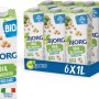 BJORG Bevanda di Soia Naturale 0% Zuccheri, Vegetale Biologica, Senza Glutine, Gusto Delicato, 6x1L - 6 l (Confezione da 1)