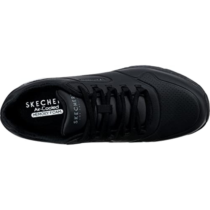 Skechers - Uno 2, Scarpe da Ginnastica Uomo - 46 EU Black Duraleather Black Trim