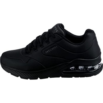 Skechers - Uno 2, Scarpe da Ginnastica Uomo - 46 EU Black Duraleather Black Trim