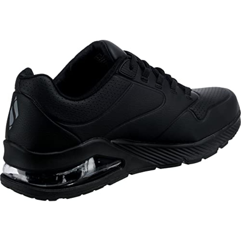 Skechers - Uno 2, Scarpe da Ginnastica Uomo - 46 EU Black Duraleather Black Trim