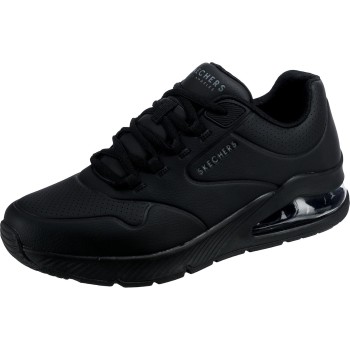 Skechers - Uno 2, Scarpe da Ginnastica Uomo - 46 EU Black Duraleather Black Trim