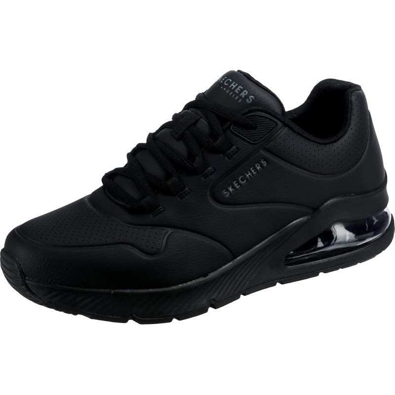 Skechers - Uno 2, Scarpe da Ginnastica Uomo - 46 EU Black Duraleather Black Trim