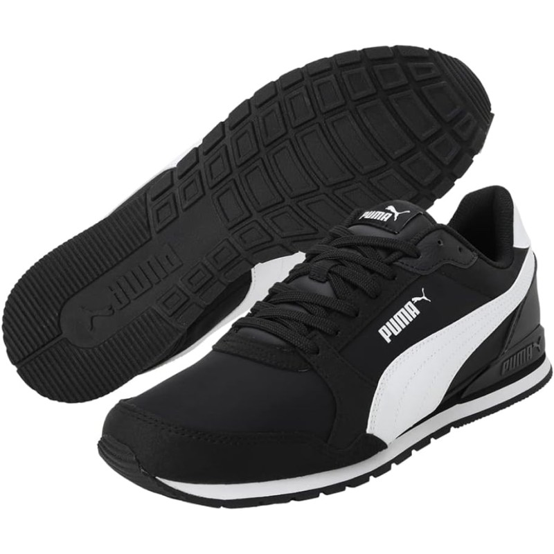 PUMA St Runner V3 NL SneakerUnisex - Adulto - 43 EU Puma Black Puma White PUMA St Runner V3 NL SneakerUnisex - Adulto - 43 EU Puma Black Puma White
