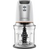 Kenwood Chopper CHP61.100WH, Potenza 500W, Ciotola da 0.5L, 2 velocità, Sistema a quattro lame, Anello antiscivolo per la stabilità del tritatutto, Lavabile in Lavastoviglie, Bianco/SIlver