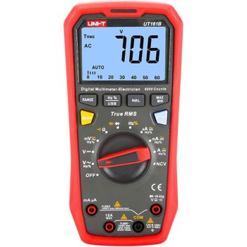 UNI-T UT161B 1000V AC/DC Smart Digital Multimeter Professionale Tester True RMS CE Voltmeter Electric Tools AC DC Voltage Meter