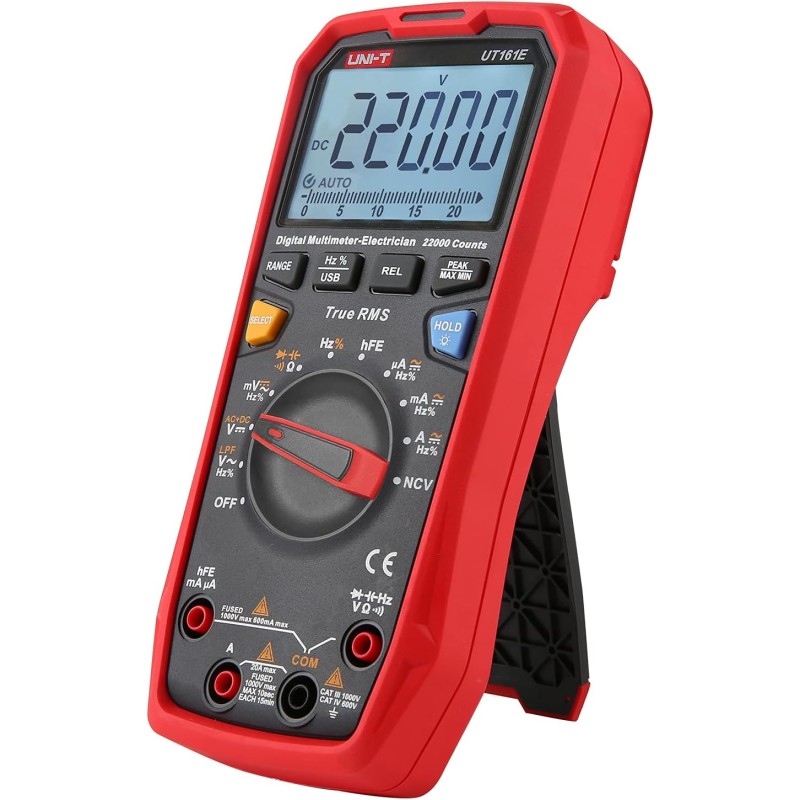 UNI-T UT161E Digital Multimeter True RMS AC/DC Voltage Current Resistance Capacitance Tester