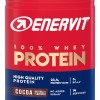 Enervit, 100% Whey Protein, Gusto Cacao, Ideale dopo l'Allenamento, Ricco di Vitamina B6, con Proteine dal Siero del Latte, Senza Zuccheri Aggiunti, Senza Glutine, Barattolo da 420 Grammi