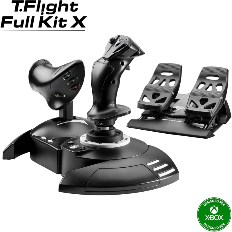 Thrustmaster T.Flight Full Kit X - Joystick, Throttle and Rudder Pedals for Xbox Series X,S / Xbox One / PC