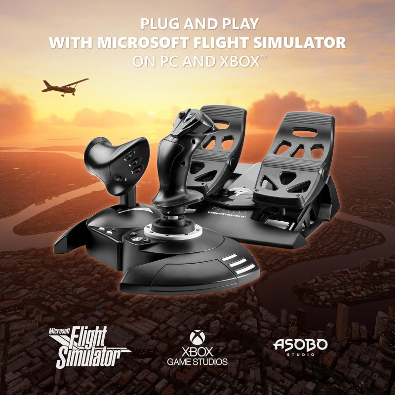 Thrustmaster T.Flight Full Kit X - Joystick, Throttle and Rudder Pedals for Xbox Series X,S / Xbox One / PC