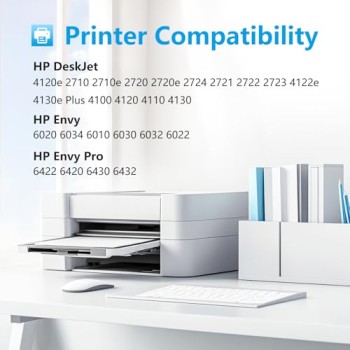 305 xl compatibile con cartucce hp 305 nero e colore per inchiostro stampante hp 305 per HP Deskjet 2700 2720 2720e 4120e 4100e Envy 6020e(2-pack) - 305 nero, colore