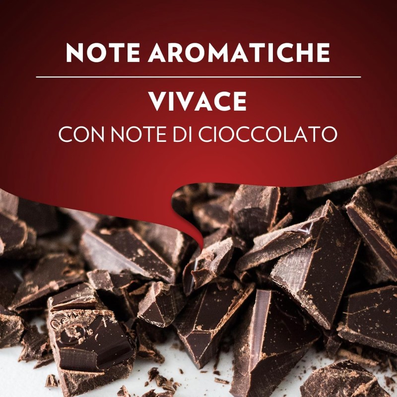 Lavazza, Qualità Rossa, 100 Capsule di Caffè in Alluminio Compatibili con Macchine Nespresso Original, con Note di Cioccolato e Frutta Secca, Arabica e Robusta, Intensità 10/13, Tostatura Media - 100 capsule Lavazza, Qualità Rossa, 100 Capsule di Caffè in Alluminio Compatibili con Macchine Nespresso Original, con Note di Cioccolato e Frutta Secca, Arabica e Robusta, Intensità 10/13, Tostatura Media - 100 capsule