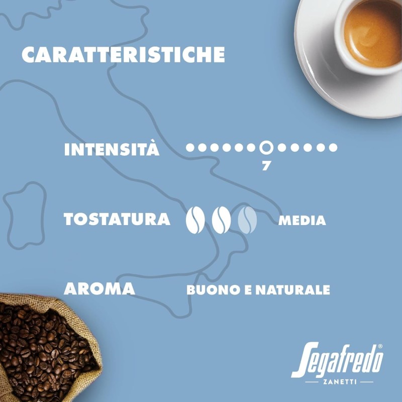 Segafredo Zanetti 100 Capsule in Alluminio compatibili con Nespresso Caffè Decaffeinato con Metodo naturale (10 Astucci da 10 Capsule) - Adatte per Macchine Nespresso Original Segafredo Zanetti 100 Capsule in Alluminio compatibili con Nespresso Caffè Decaffeinato con Metodo naturale (10 Astucci da 10 Capsule) - Adatte per Macchine Nespresso Original