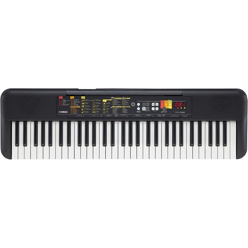 Yamaha Digital Keyboard PSR-F52, Tastiera Digitale Compatta per Principianti con 61 Tasti, 144 Voci Strumentali e 158 Stili di Accompagnamento Yamaha Digital Keyboard PSR-F52, Tastiera Digitale Compatta per Principianti con 61 Tasti, 144 Voci Strumentali e 158 Stili di Accompagnamento