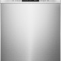 Midea MFD60S200X.1-IT Lavastoviglie Libera Installazione con 14 coperti, 8 Programmi, Display a LED, Partenza Ritardata, Funzione di Mezzo Carico, Asciugatura Extra - Inox - Inox