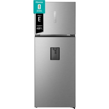 Hisense RT600N4WC2 Frigorifero Doppia Porta, 467 Litri, Total No Frost, Colore Inox, 70.4 × 68.6 × 185 cm - 467 Litri Inox