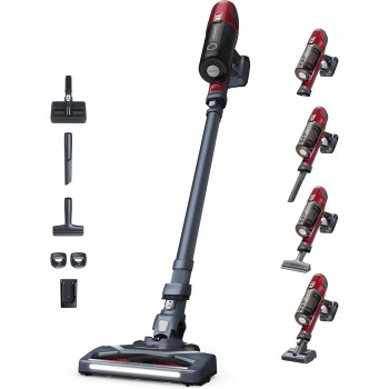 Rowenta X-PERT 6.60 Aspirapolvere Senza Fili Potente con Kit Animal Care, Scopa Elettrica Senza Fili Ricaricabile Leggera, Aspirapolvere Senza Sacco Multisuperficie, Autonomia 45 Min, Luci LED,RH6878