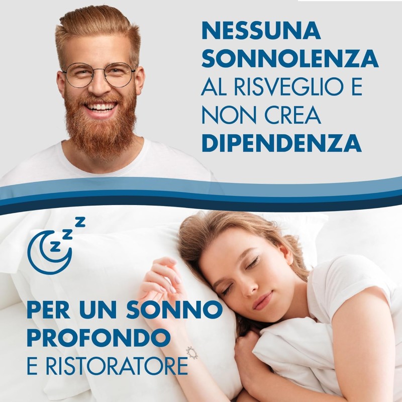 AMAVIT Melatonina per Sonno 1mg 90 Compresse [Fornitura per 3 Mesi] MADE IN ITALY Integratore Alimentare con Melatonina Adenosina Glicina | Alternativa ai sonniferi | Senza glutine e lattosio