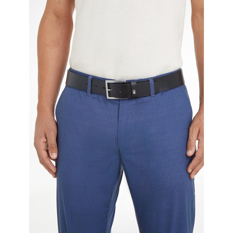 Tommy Hilfiger Uomo Cintura Hampton 4.0 Cintura in Pelle - W110 Nero (Black) Tommy Hilfiger Uomo Cintura Hampton 4.0 Cintura in Pelle - W110 Nero (Black)